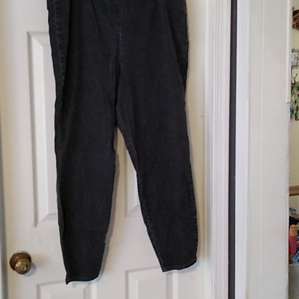 Black Denim - Elastic Waist